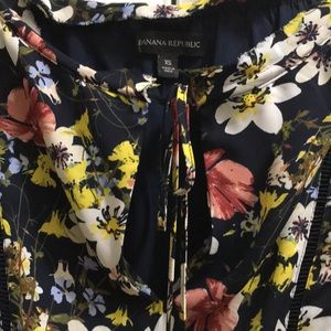 Banana Republic Navy Floral Dress!